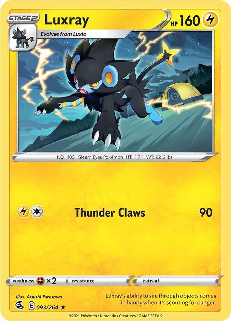 Luxray (093/264) [Sword & Shield: Fusion Strike] | Shuffle n Cut Hobbies & Games