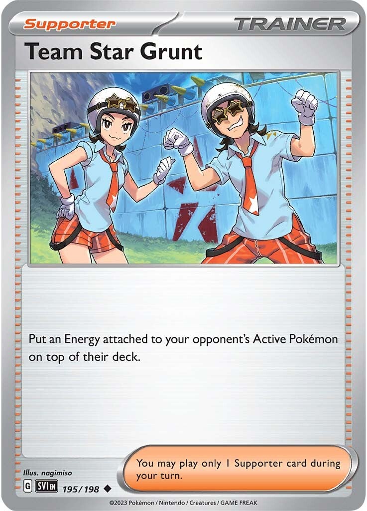 Team Star Grunt (195/198) [Scarlet & Violet: Base Set] | Shuffle n Cut Hobbies & Games