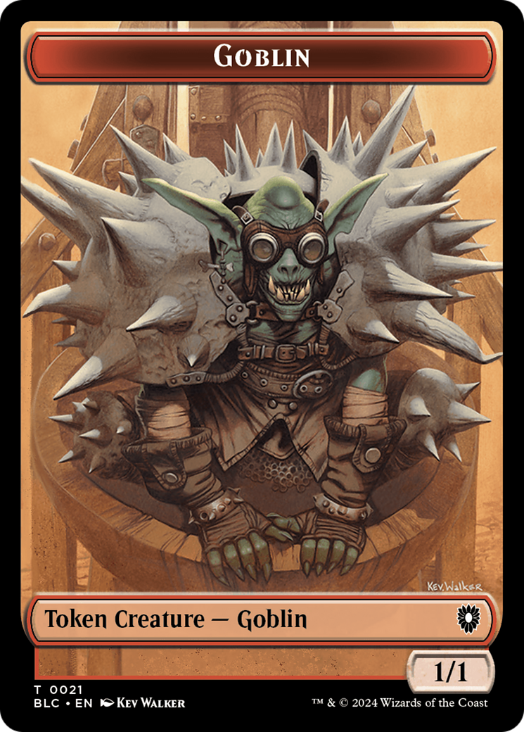 Illusion // Goblin Double-Sided Token [Bloomburrow Commander Tokens] | Shuffle n Cut Hobbies & Games