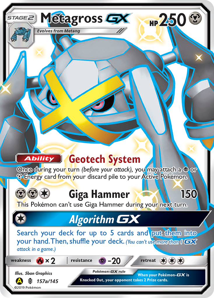 Metagross GX (157a/145) [Alternate Art Promos] | Shuffle n Cut Hobbies & Games