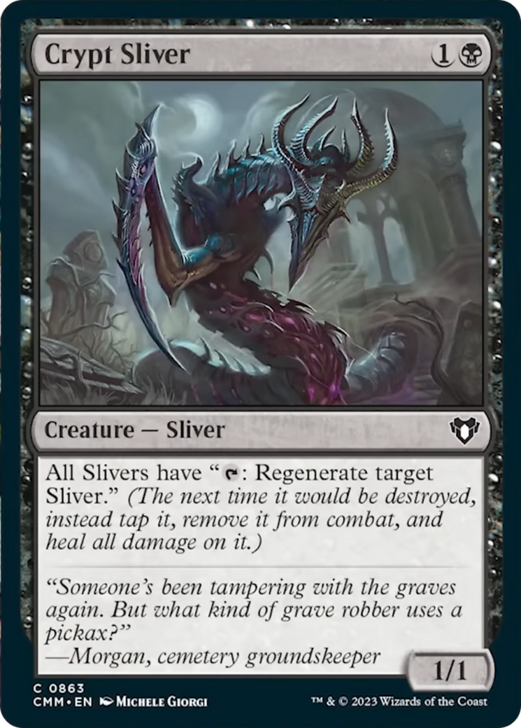 Crypt Sliver [Commander Masters] | Shuffle n Cut Hobbies & Games