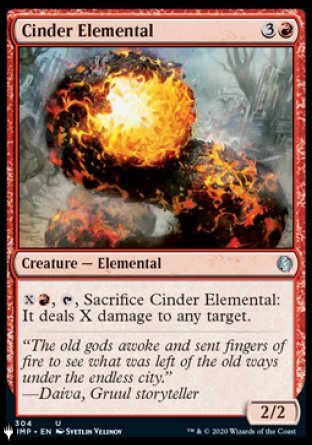 Cinder Elemental [The List] | Shuffle n Cut Hobbies & Games