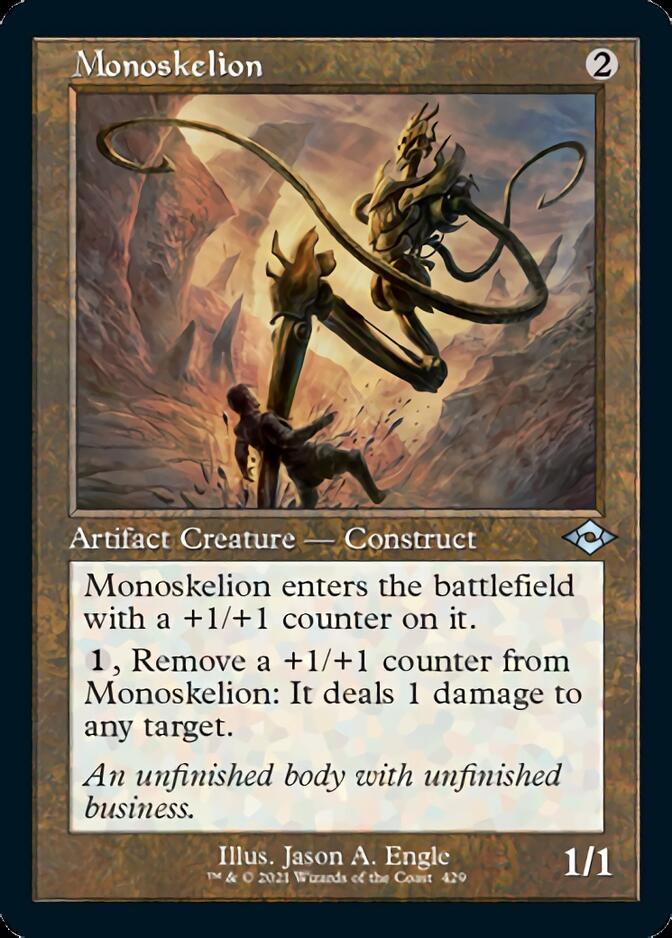 Monoskelion (Retro Foil Etched) [Modern Horizons 2] | Shuffle n Cut Hobbies & Games