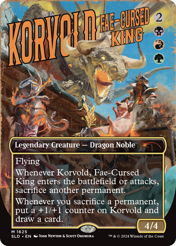Korvold, Fae-Cursed King [Secret Lair Drop Series] | Shuffle n Cut Hobbies & Games
