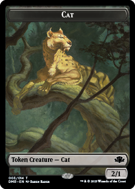 Cat Token (003) [Dominaria Remastered Tokens] | Shuffle n Cut Hobbies & Games