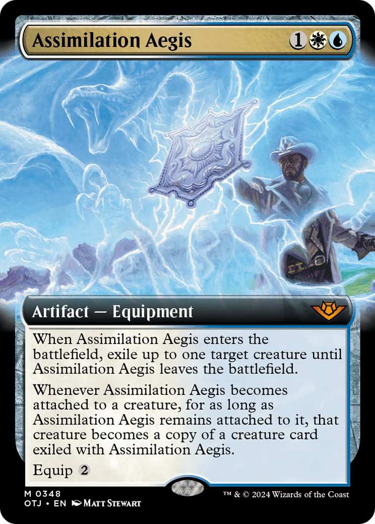 Assimilation Aegis (Extended Art) [Outlaws of Thunder Junction] | Shuffle n Cut Hobbies & Games