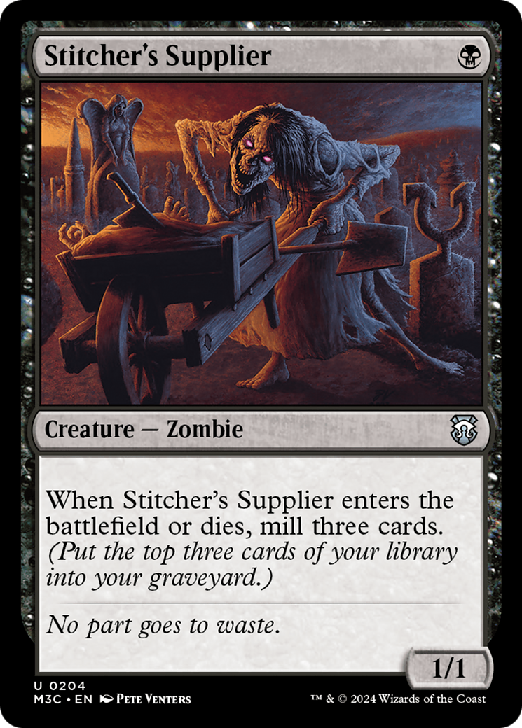 Stitcher's Supplier (Ripple Foil) [Modern Horizons 3 Commander] | Shuffle n Cut Hobbies & Games