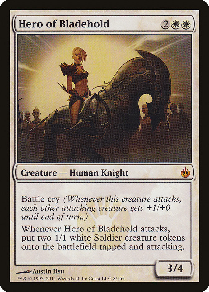 Hero of Bladehold (Oversized) [Oversize Cards] | Shuffle n Cut Hobbies & Games