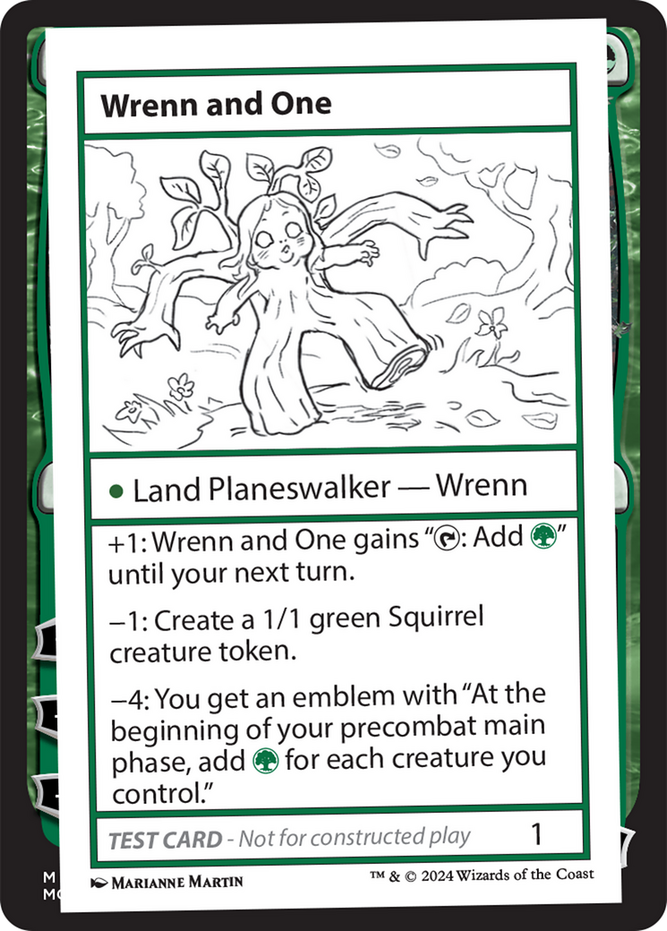 Wrenn and One [Mystery Booster 2 Playtest Cards] | Shuffle n Cut Hobbies & Games