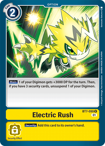 Electric Rush [BT7-099] [Next Adventure] | Shuffle n Cut Hobbies & Games