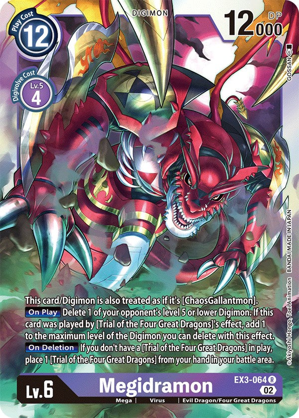 Megidramon [EX3-064] [Draconic Roar] | Shuffle n Cut Hobbies & Games