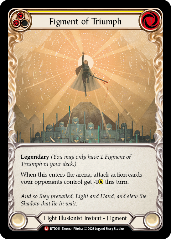 Figment of Triumph // Victoria, Archangel of Triumph [DTD011 //] (Dusk Till Dawn) | Shuffle n Cut Hobbies & Games