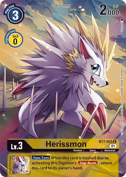 Herissmon [BT7-031] (Alternate Art) [Next Adventure] | Shuffle n Cut Hobbies & Games