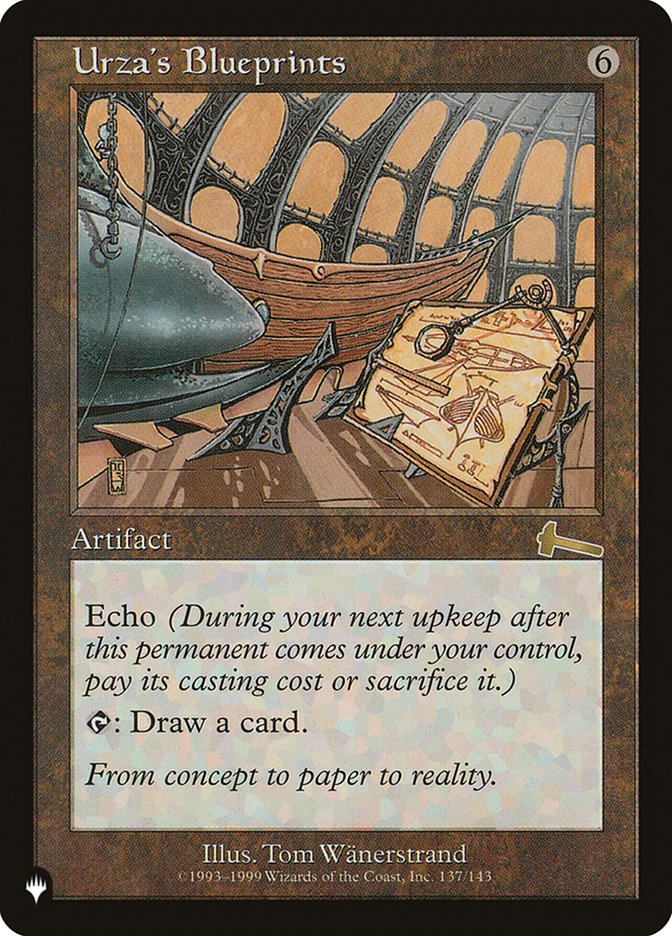 Urza's Blueprints [The List] | Shuffle n Cut Hobbies & Games