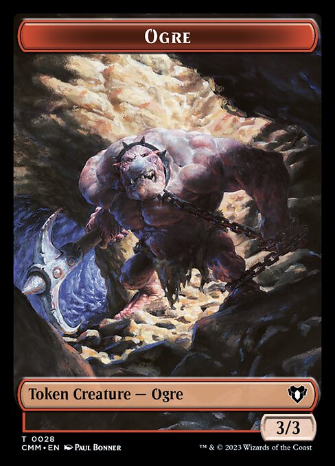 Servo // Ogre Double-Sided Token [Commander Masters Tokens] | Shuffle n Cut Hobbies & Games