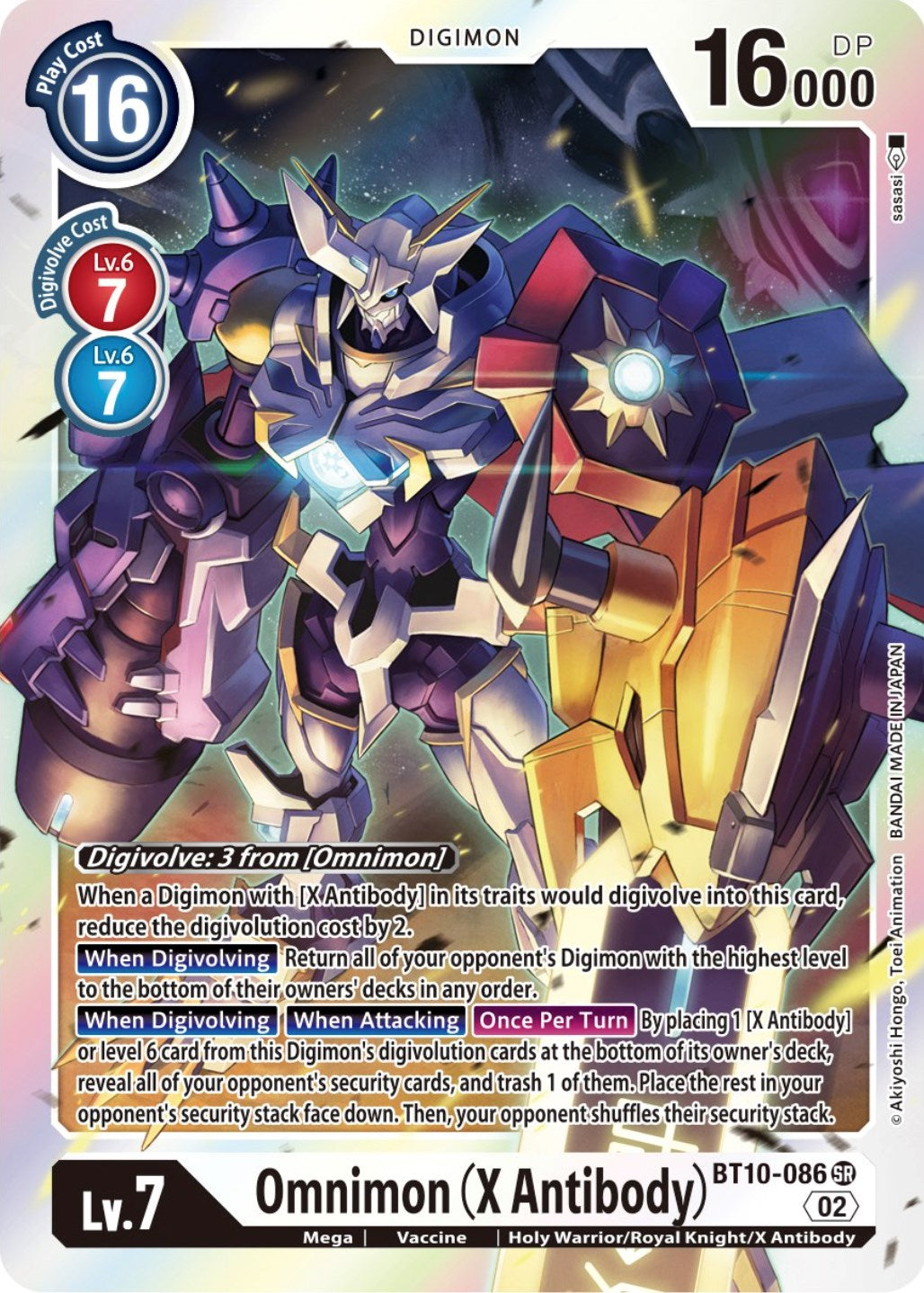 Omnimon (X Antibody) [BT10-086] [Xros Encounter] | Shuffle n Cut Hobbies & Games