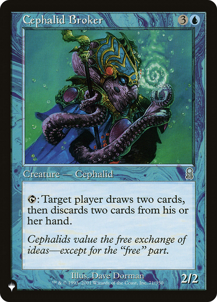 Cephalid Broker [The List] | Shuffle n Cut Hobbies & Games