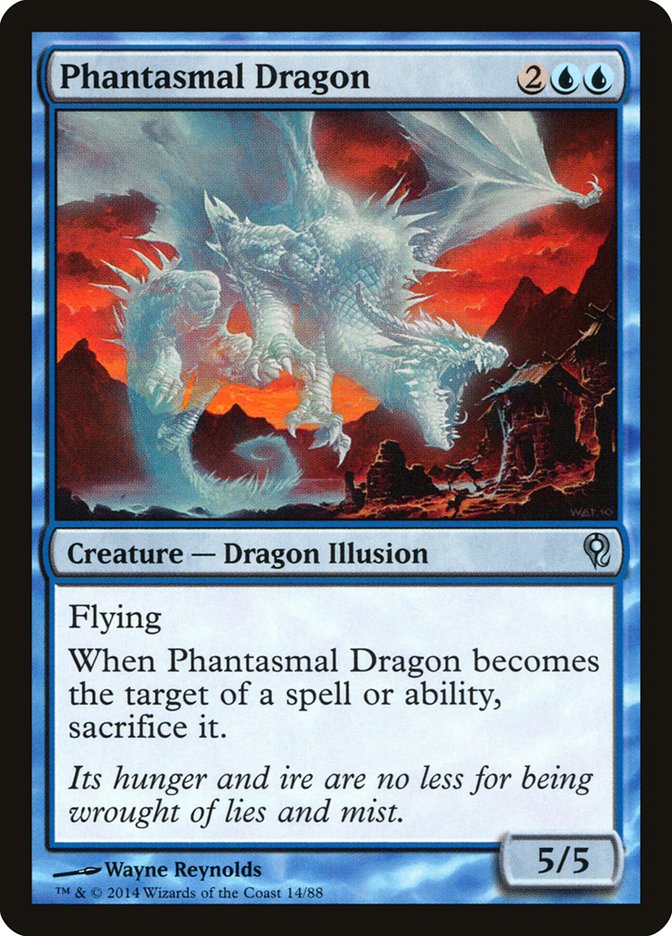 Phantasmal Dragon [Duel Decks: Jace vs. Vraska] | Shuffle n Cut Hobbies & Games