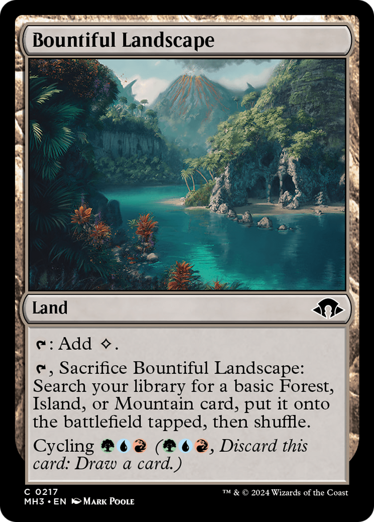 Bountiful Landscape [Modern Horizons 3] | Shuffle n Cut Hobbies & Games