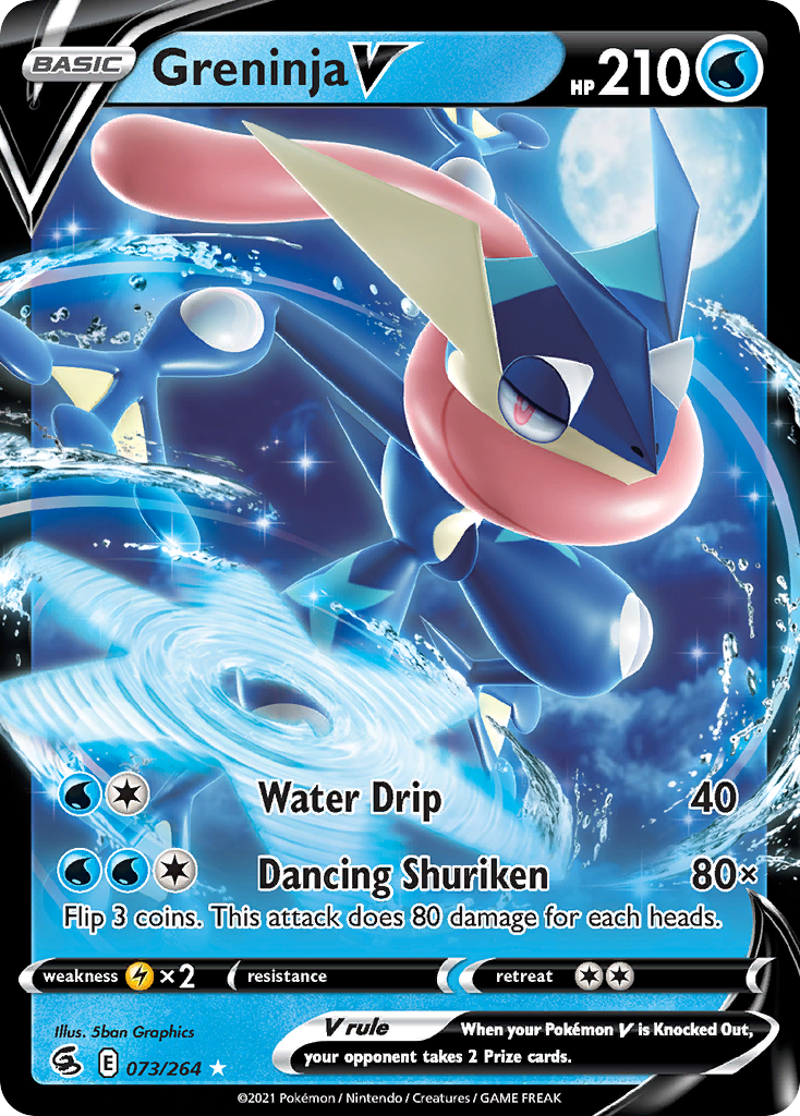 Greninja V (073/264) (Intro Deck) [Sword & Shield: Fusion Strike] | Shuffle n Cut Hobbies & Games