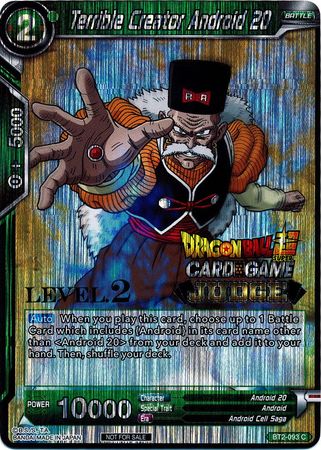 Terrible Creator Android 20 (Level 2) (BT2-093) [Judge Promotion Cards] | Shuffle n Cut Hobbies & Games