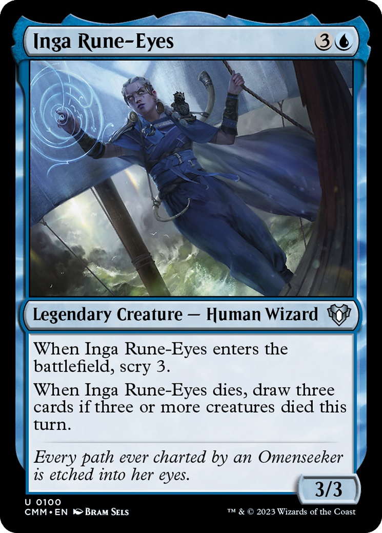 Inga Rune-Eyes [Commander Masters] | Shuffle n Cut Hobbies & Games