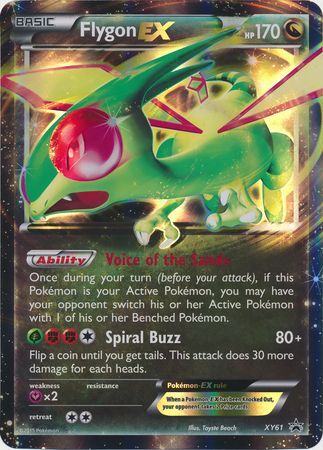 Flygon EX (XY61) (Jumbo Card) [XY: Black Star Promos] | Shuffle n Cut Hobbies & Games