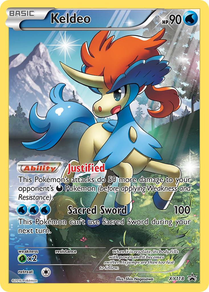 Keldeo (XY118) [XY: Black Star Promos] | Shuffle n Cut Hobbies & Games