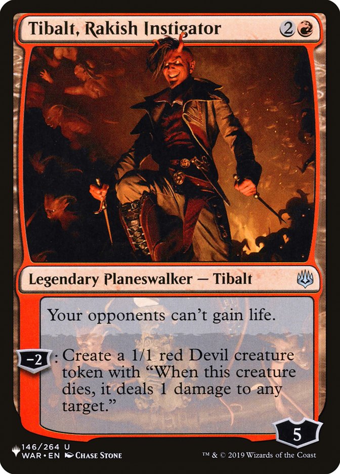 Tibalt, Rakish Instigator [The List] | Shuffle n Cut Hobbies & Games