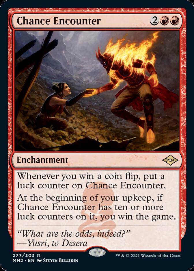 Chance Encounter (Foil Etched) [Modern Horizons] | Shuffle n Cut Hobbies & Games