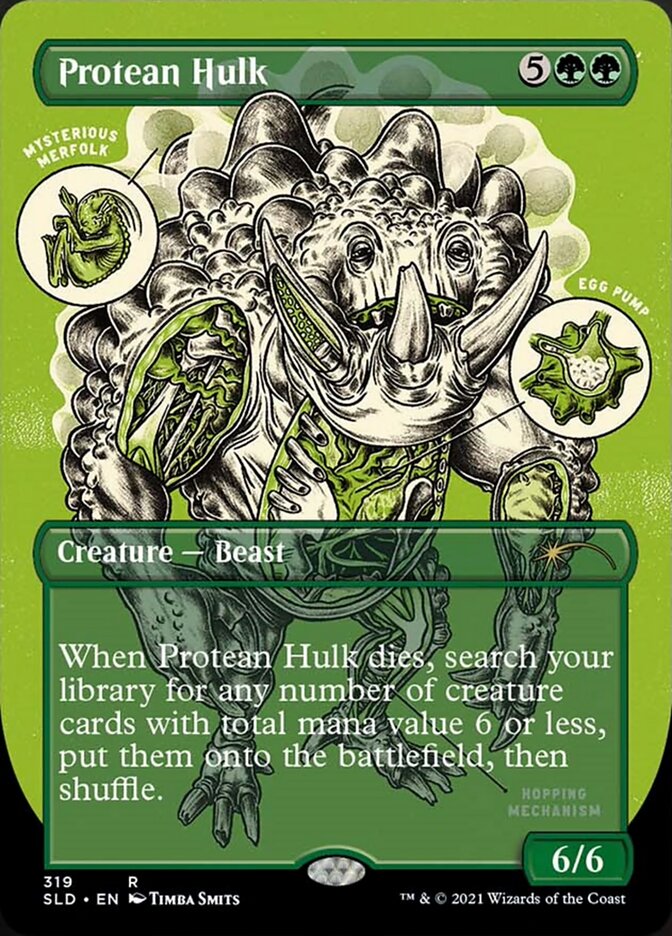 Protean Hulk (Borderless Foil Etched) [Secret Lair Drop Series] | Shuffle n Cut Hobbies & Games