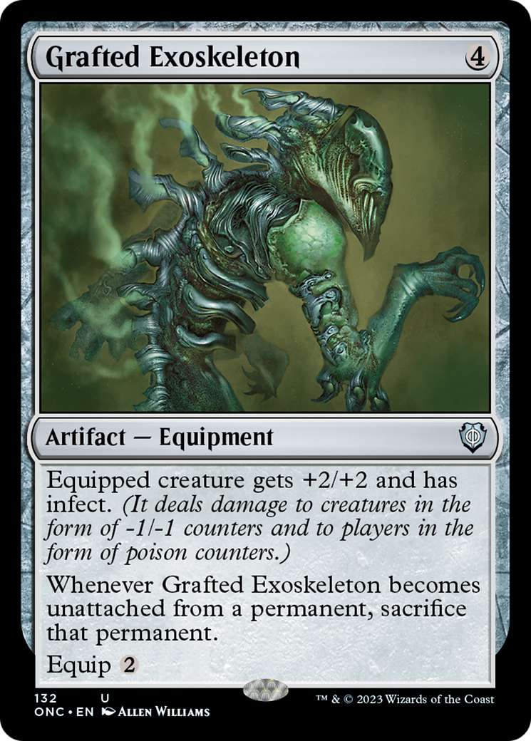 Grafted Exoskeleton [Phyrexia: All Will Be One Commander] | Shuffle n Cut Hobbies & Games