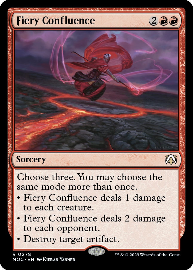 Fiery Confluence [March of the Machine Commander] | Shuffle n Cut Hobbies & Games