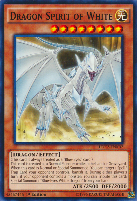 Dragon Spirit of White [LDK2-ENK02] Common | Shuffle n Cut Hobbies & Games