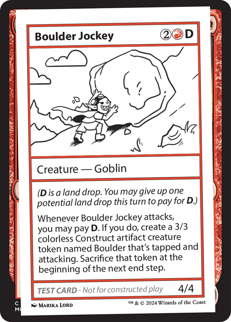 Boulder Jockey [Mystery Booster 2 Playtest Cards] | Shuffle n Cut Hobbies & Games