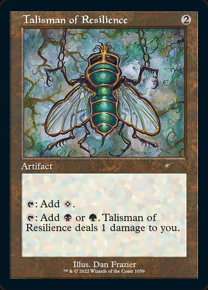 Talisman of Resilience (Foil Etched) [Secret Lair Drop Series] | Shuffle n Cut Hobbies & Games