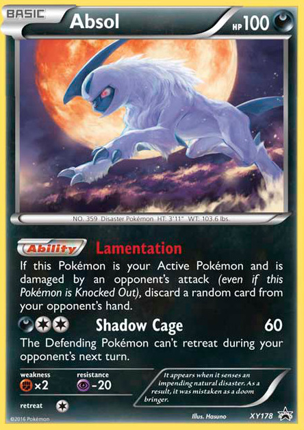 Absol (XY178) [XY: Black Star Promos] | Shuffle n Cut Hobbies & Games