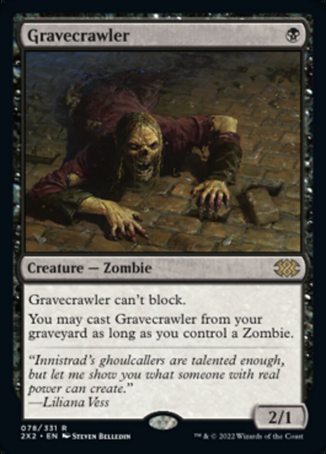 Gravecrawler [Double Masters 2022] | Shuffle n Cut Hobbies & Games