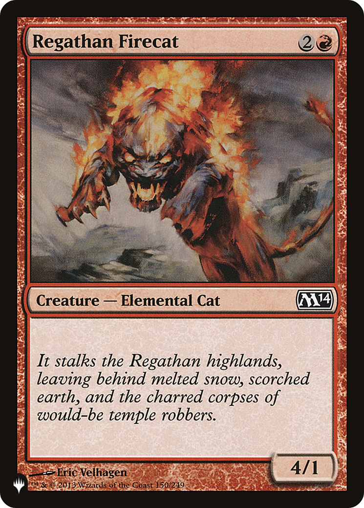 Regathan Firecat [The List] | Shuffle n Cut Hobbies & Games