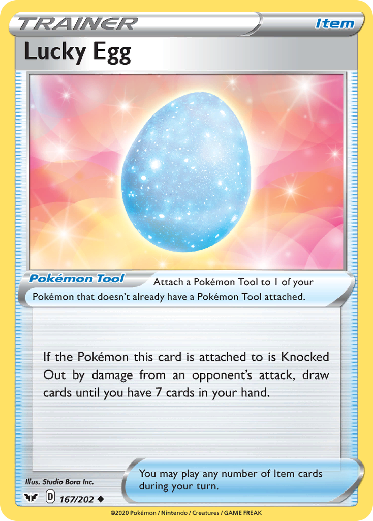 Lucky Egg (167/202) [Sword & Shield: Base Set] | Shuffle n Cut Hobbies & Games