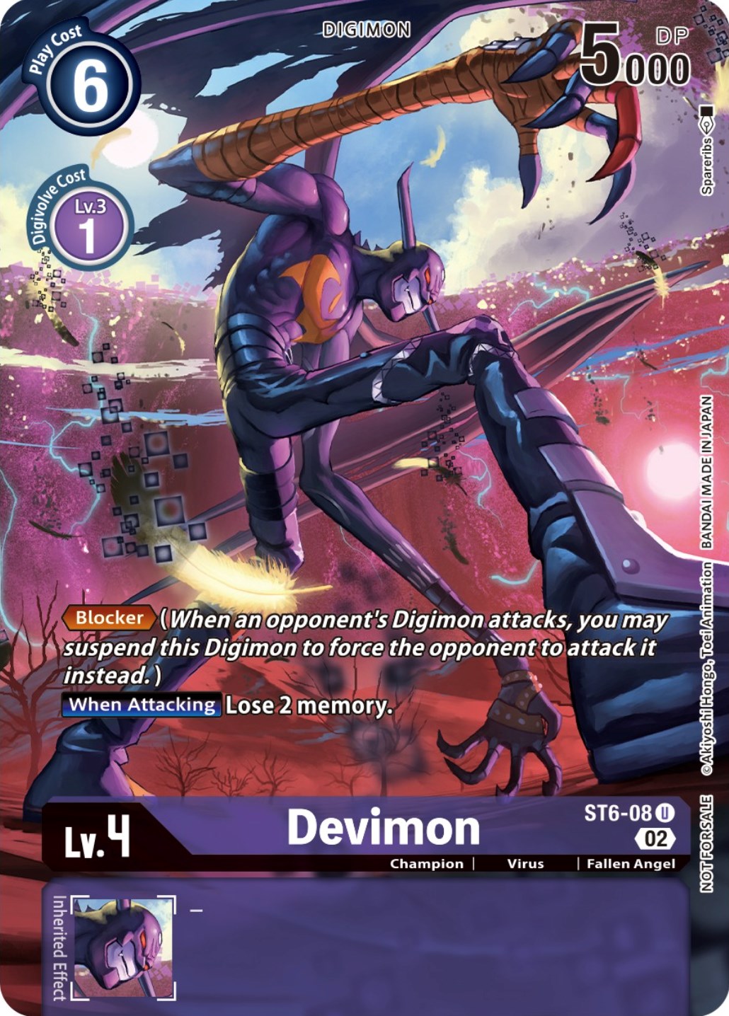 Devimon [ST6-08] (Box Topper) [Dimensional Phase] | Shuffle n Cut Hobbies & Games