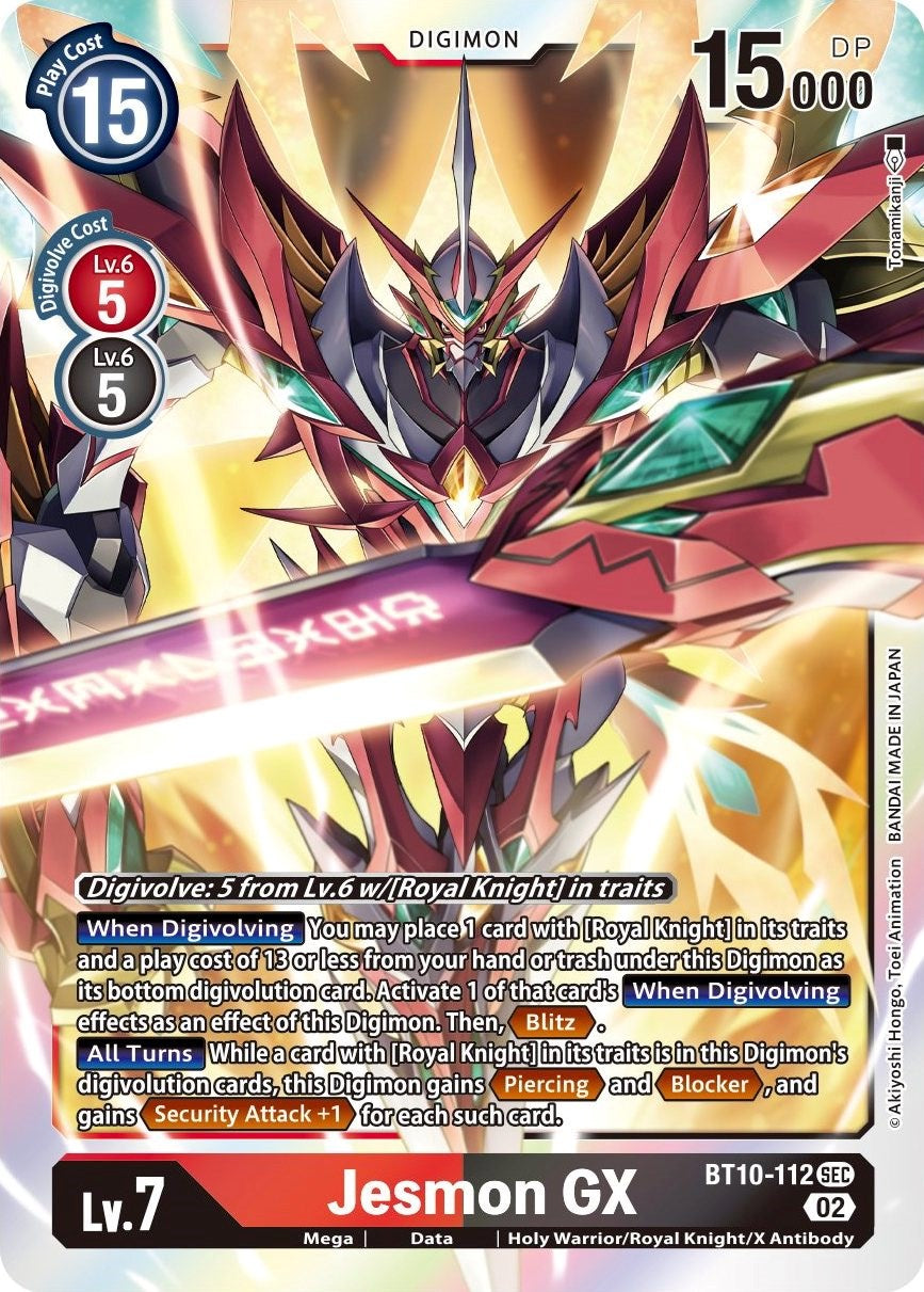 Jesmon GX [BT10-112] [Xros Encounter] | Shuffle n Cut Hobbies & Games