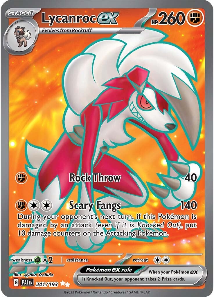 Lycanroc ex (241/193) [Scarlet & Violet: Paldea Evolved] | Shuffle n Cut Hobbies & Games