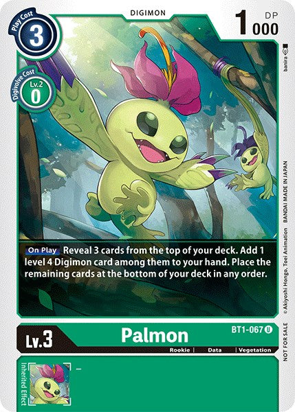 Palmon [BT1-067] (Official Tournament Pack Vol.3) [Release Special Booster Promos] | Shuffle n Cut Hobbies & Games