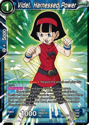 Videl, Harnessed Power (BT16-035) [Realm of the Gods] | Shuffle n Cut Hobbies & Games