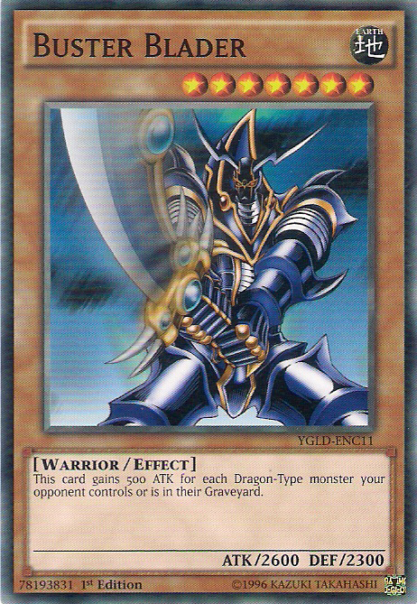 Buster Blader [YGLD-ENC11] Common | Shuffle n Cut Hobbies & Games