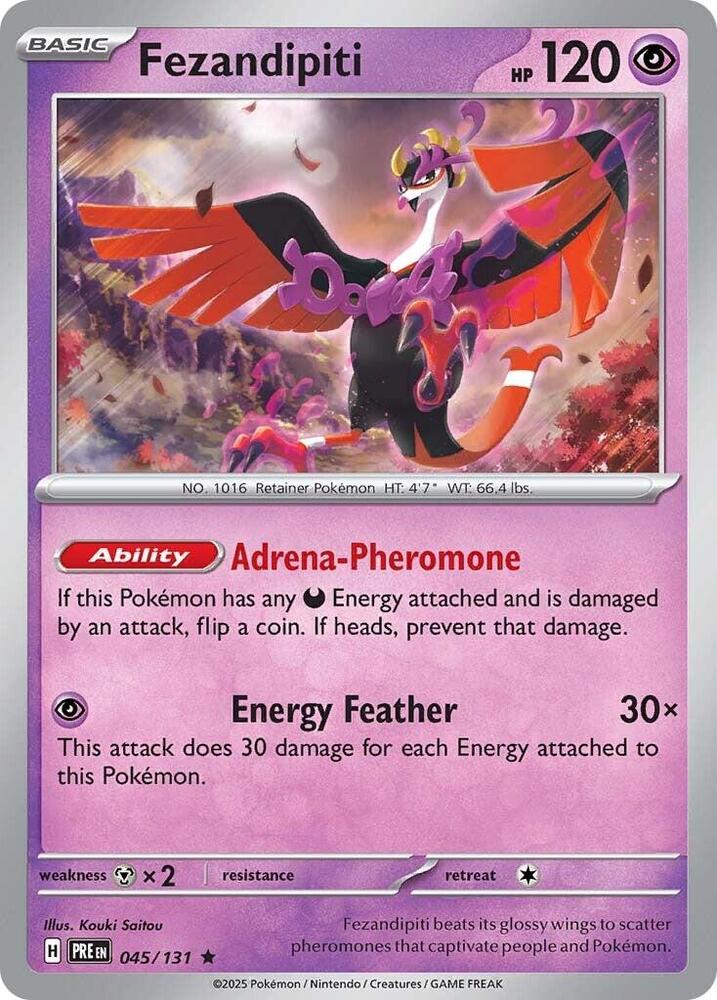 Fezandipiti (045/131) [Scarlet & Violet: Prismatic Evolutions] | Shuffle n Cut Hobbies & Games