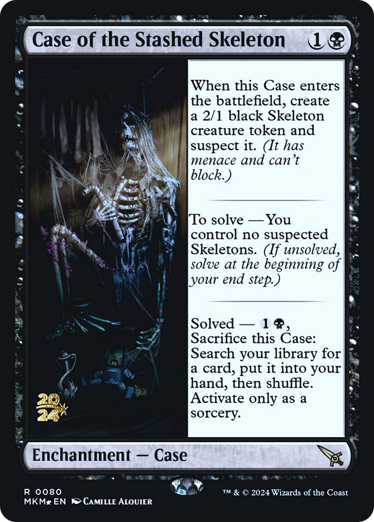 Case of the Stashed Skeleton [Murders at Karlov Manor Prerelease Promos] | Shuffle n Cut Hobbies & Games