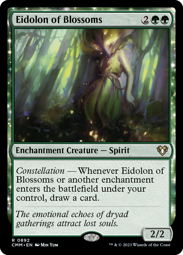 Eidolon of Blossoms [Commander Masters] | Shuffle n Cut Hobbies & Games