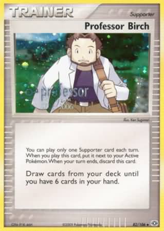 Professor Birch (82/106) (2006) [Professor Program Promos] | Shuffle n Cut Hobbies & Games